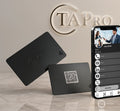 Digital NFC Business Card - Matte Black One-Tap Contactless Share