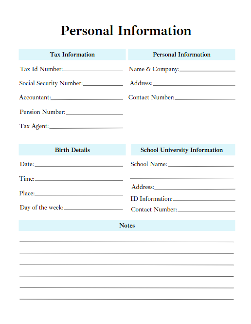 End-of-Life Planner | 35-Page Editable Canva Template